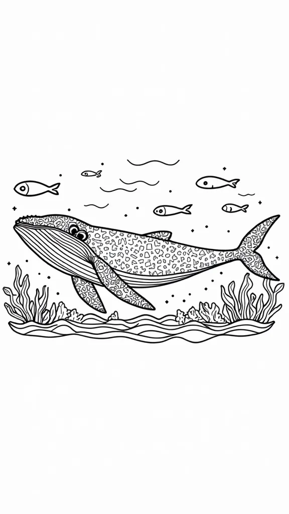 humpback whale coloring pages